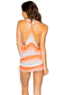 Luli Fama Los Flamencos T Back Mini Dress
